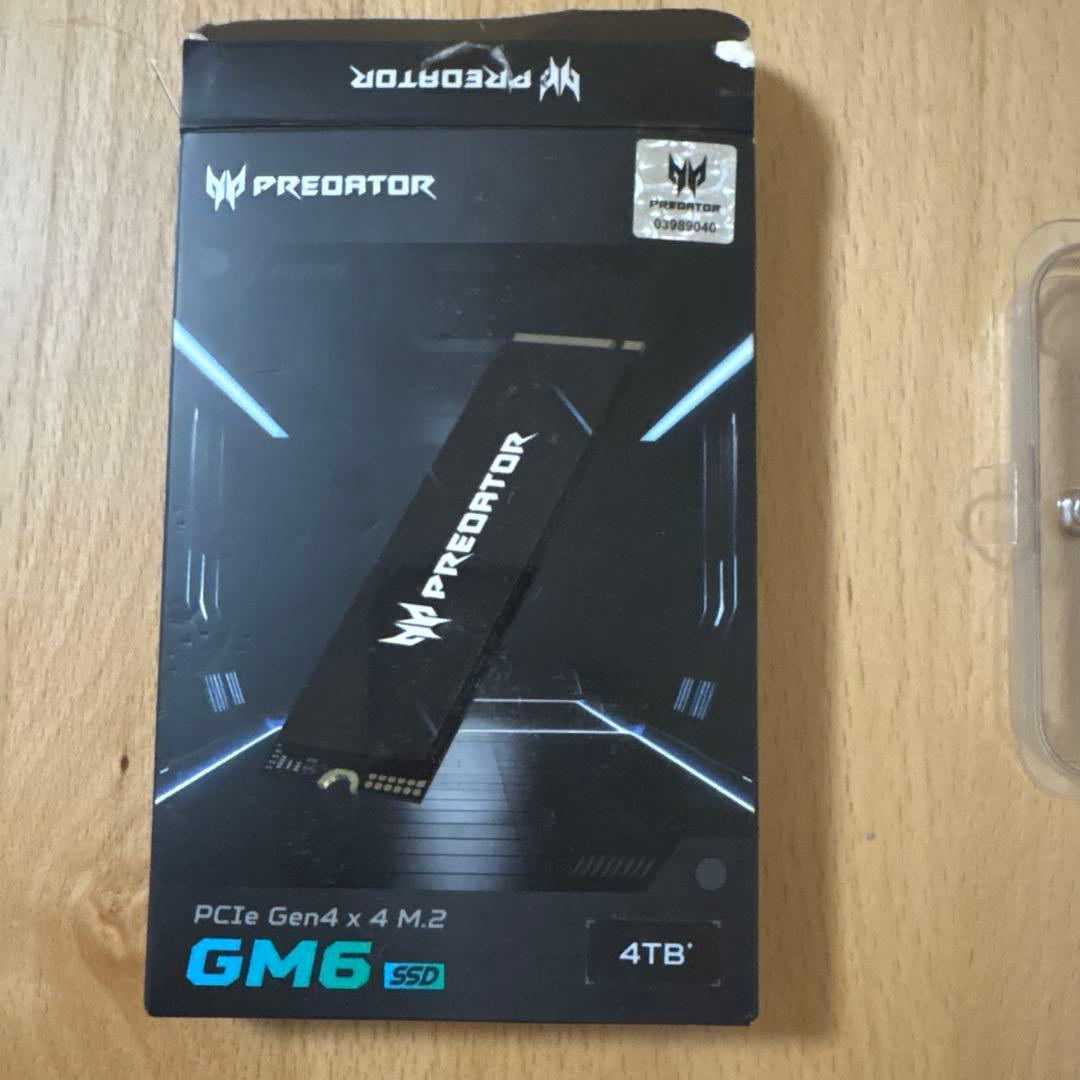 Predator GM6 M.2 SSD 4TB 市場価格から1.1万円引き