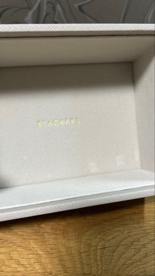 お値下げ！STACKERSミニジュエリーボックス3段トープグレージュスタッカーズ