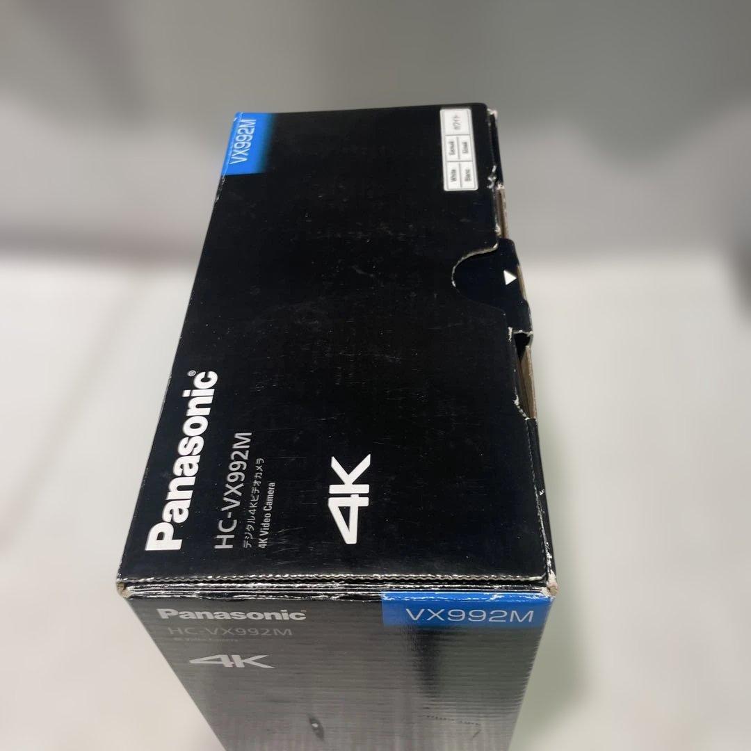 美品Panasonic HC-VX992M デジタル4Kビデオカメラ　取説付き箱
