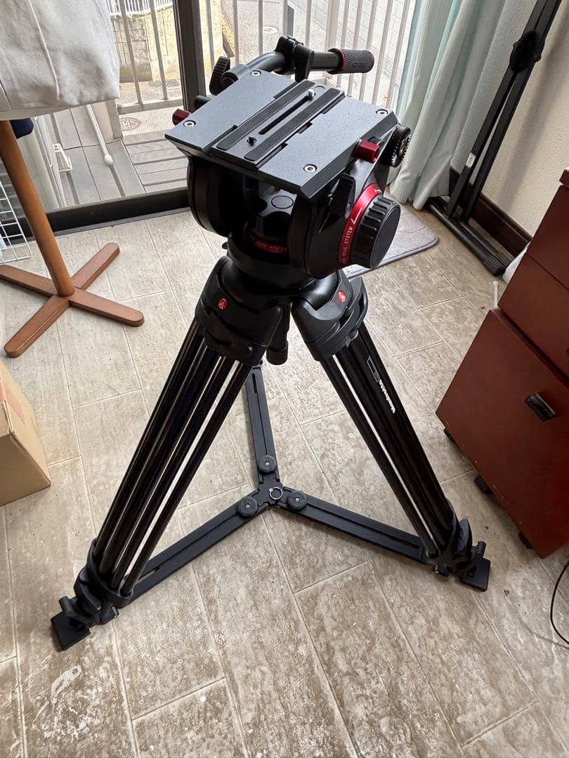 【⭐︎葵⭐︎】Manfrotto ビデオ三脚（509HD 545GB）セット