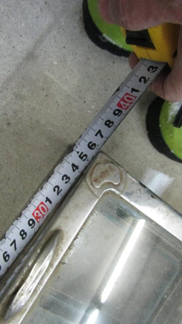 昔のお菓子屋さんのガラス什器 横90cm奥行36cm高さ60cm