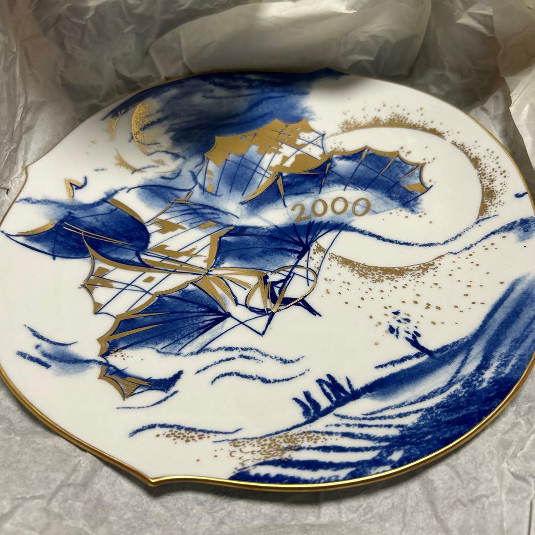 【レア新品】マイセン イヤープレート 2000年 ハングライダー 箱あり