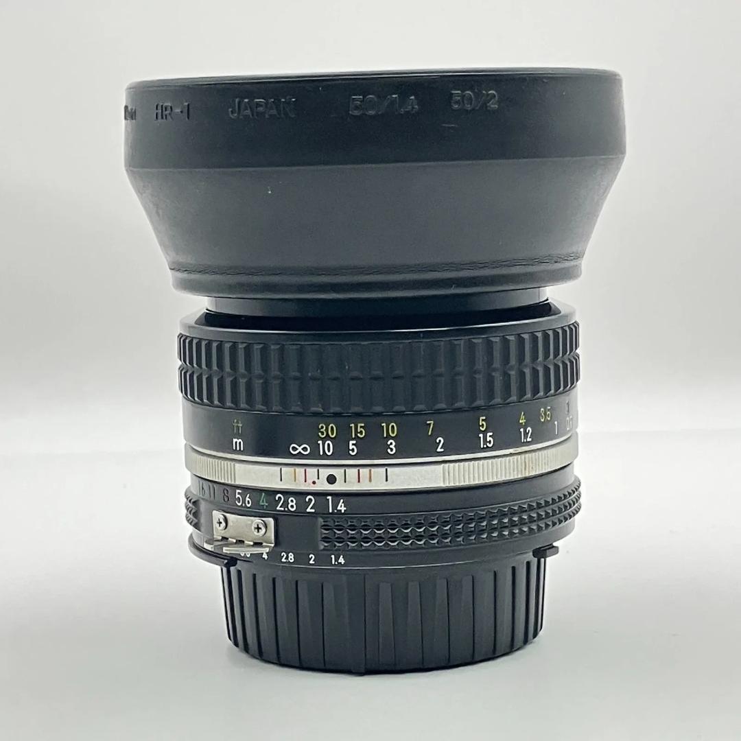 Nikon Ai Nikkor 50mm f1.4 MF 標準レンズ