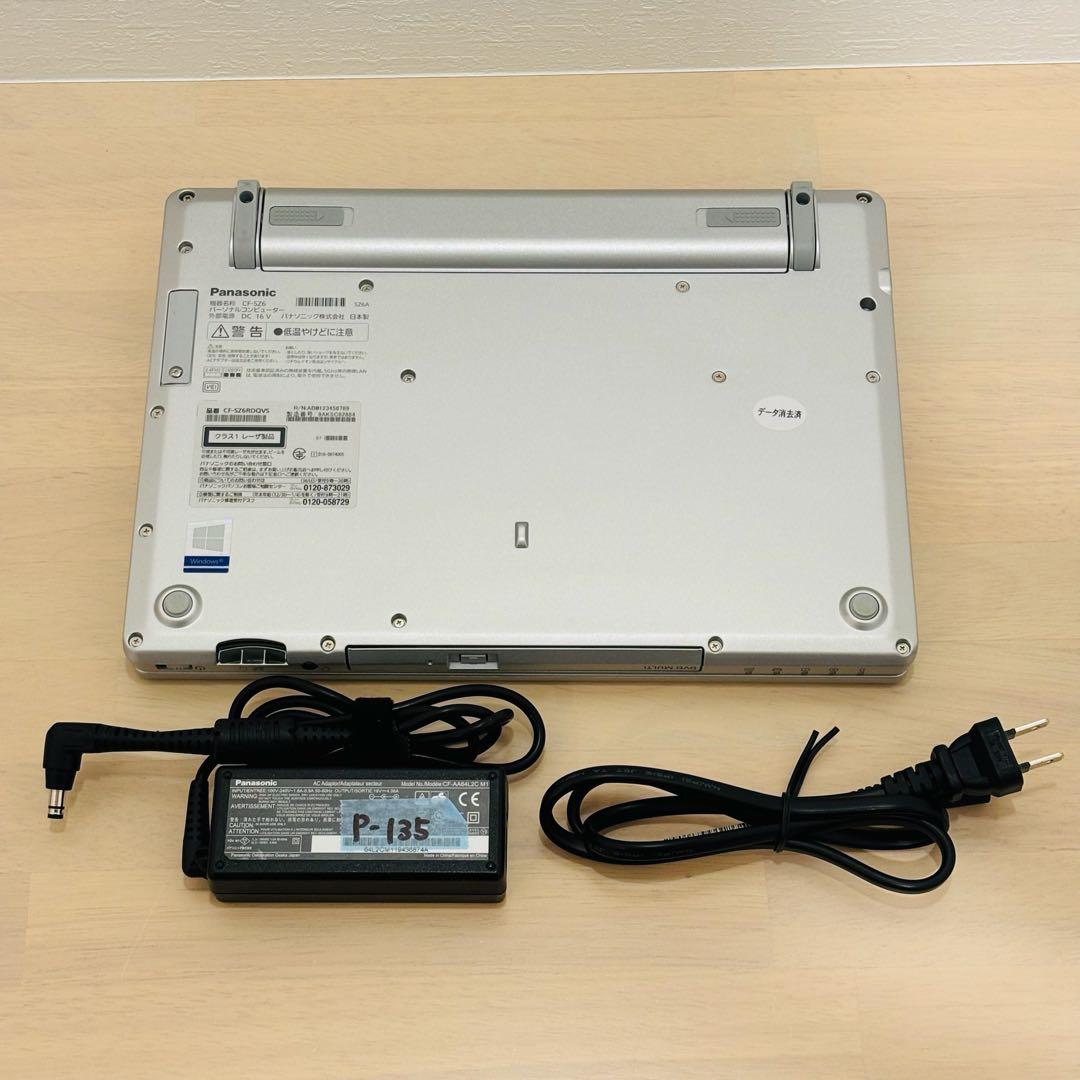 レッツノート PC Windows11 SSD DVD オフィス付き P-135