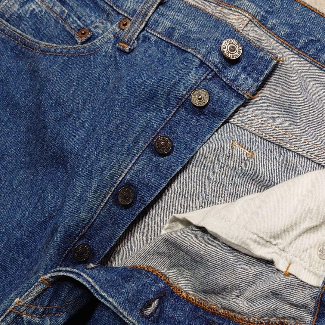 80s Levi's 501 USA製 ハチマル 内股シングル 濃紺 W36