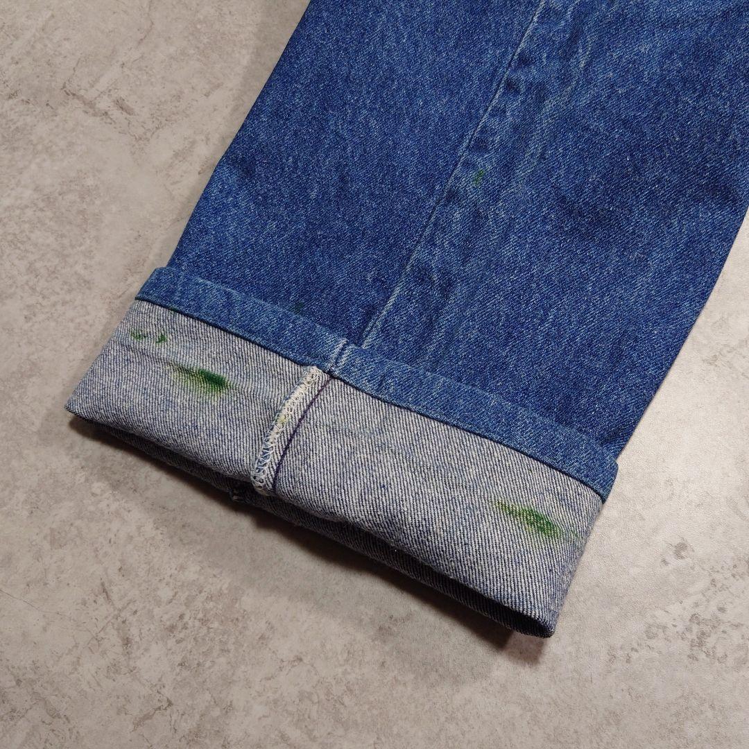 80s Levi's 501 USA製 ハチマル 内股シングル 濃紺 W36