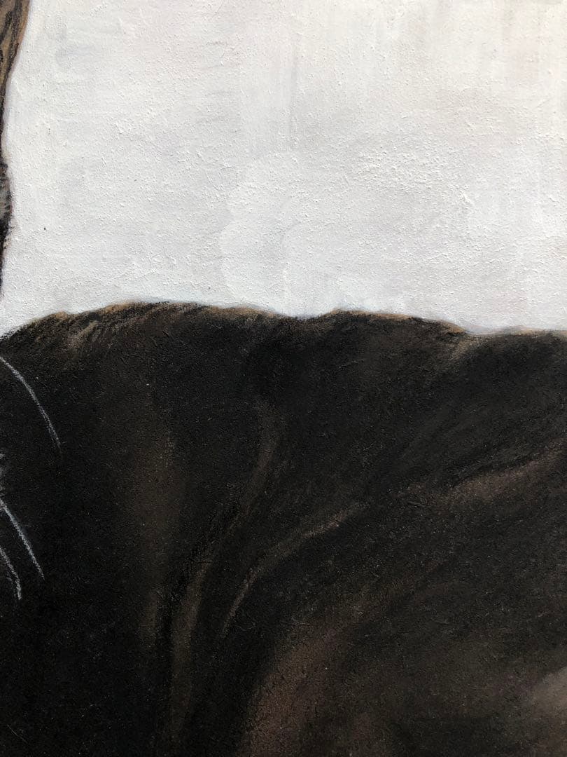 「ムサシ」猫イラスト（原画）