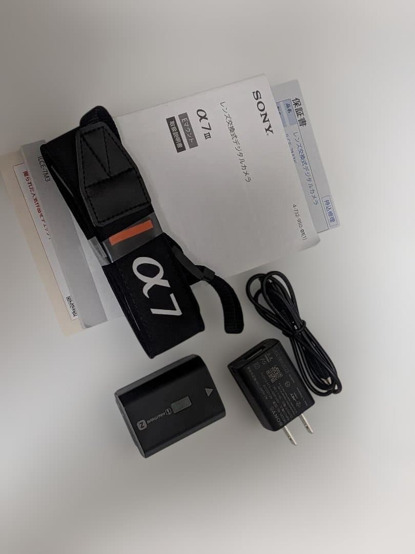 【美品・S数4500回】SONY α7IIIズームレンズキットILCE-7M3K