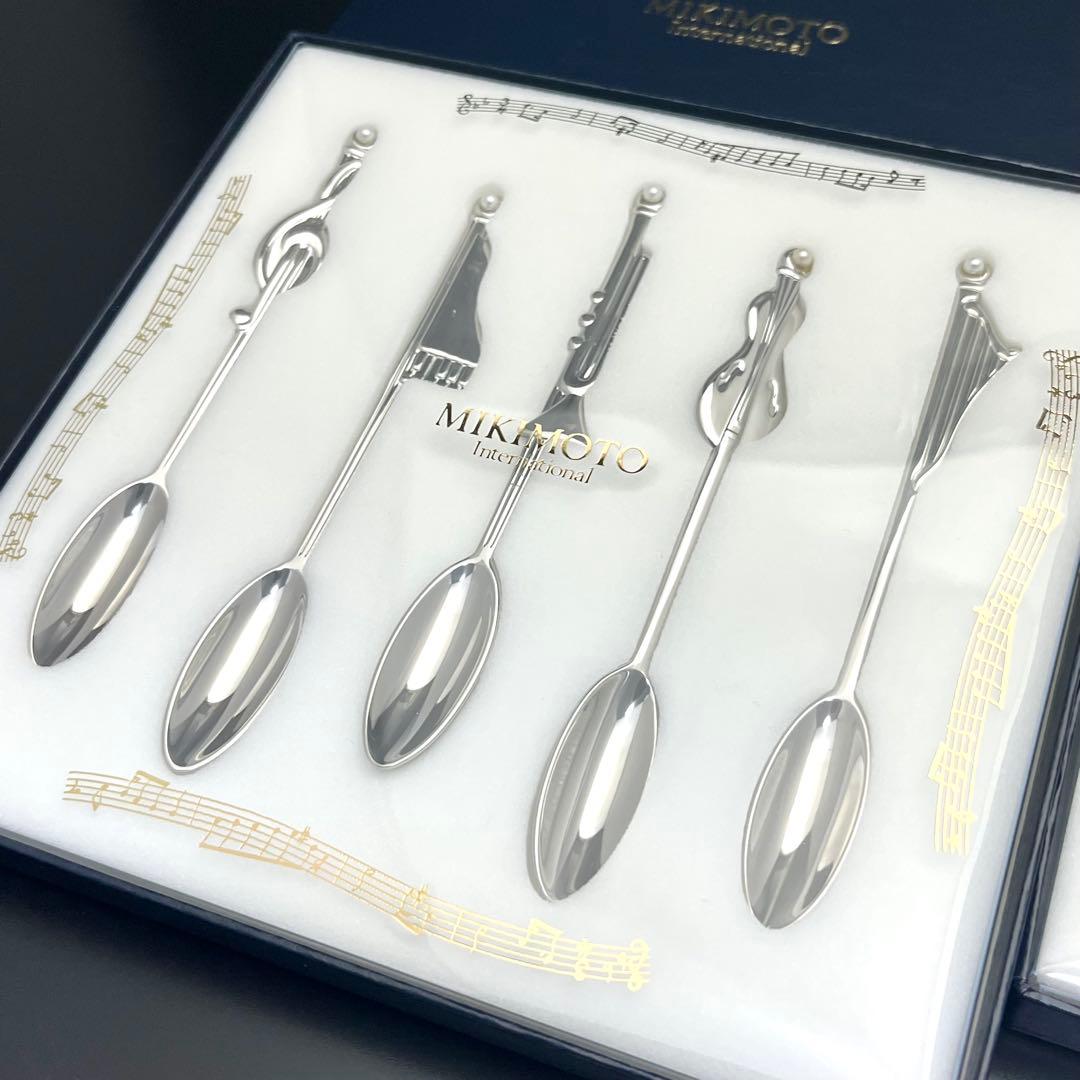 ◼︎新品未開封◼︎【MIKIMOTO】楽器デザインカトラリー　スプーン＆フォーク