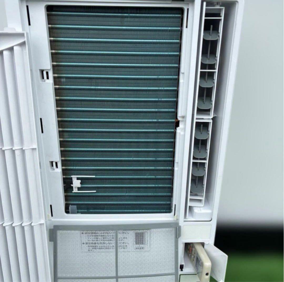 コイズミ 窓用エアコンKAW-1627 2024年製 取付け枠・リモコン付