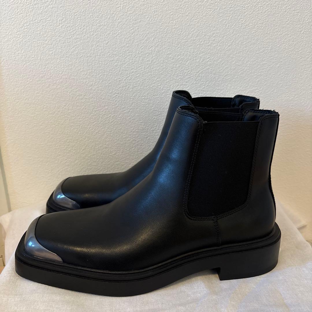 ZARA ザラ メタリックディテール チェルシーブーツ 43 27.6cm