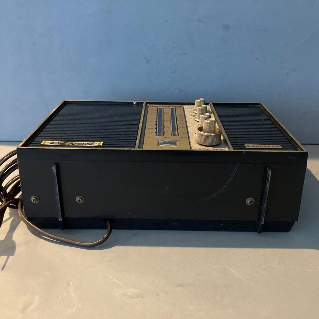 DENON T-80D 3BAND 10TRANSISTOR ラジオ ジャンク