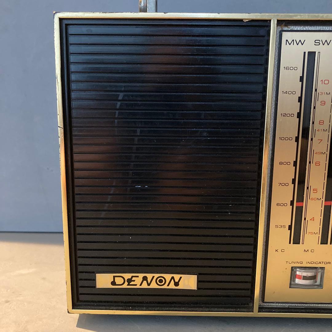 DENON T-80D 3BAND 10TRANSISTOR ラジオ ジャンク