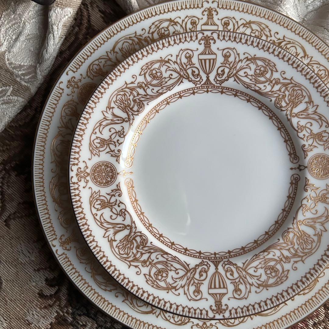 新品 英国製 WORCESTER【HYDE PARK】 ケーキ皿 3枚