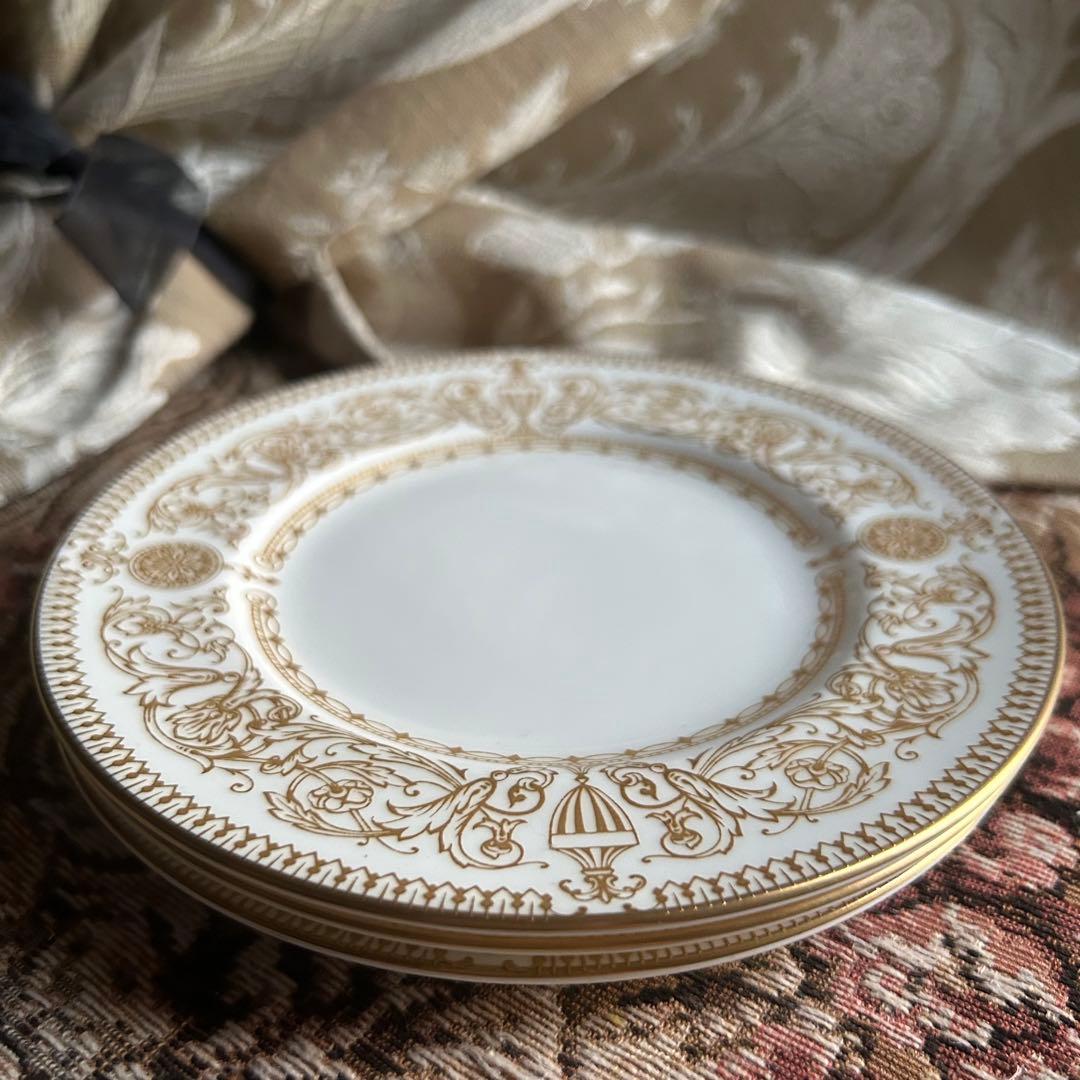 新品 英国製 WORCESTER【HYDE PARK】 ケーキ皿 3枚