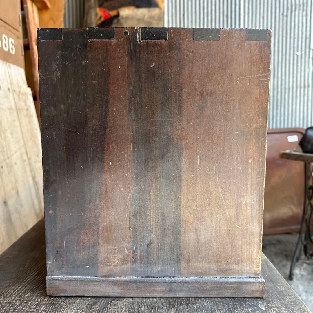 松本民藝風 木製小引き出し4杯 古家具 民藝家具