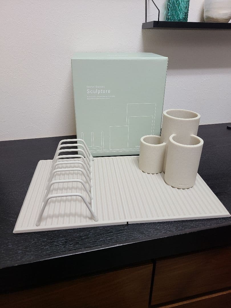 ideaco 3点セット 水切り 水切りラック マット