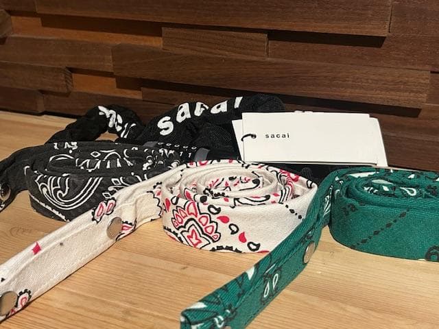 ♪送料無料★sacai★希少★自転車ロックチェーン★新品★22-0336S★黒♪