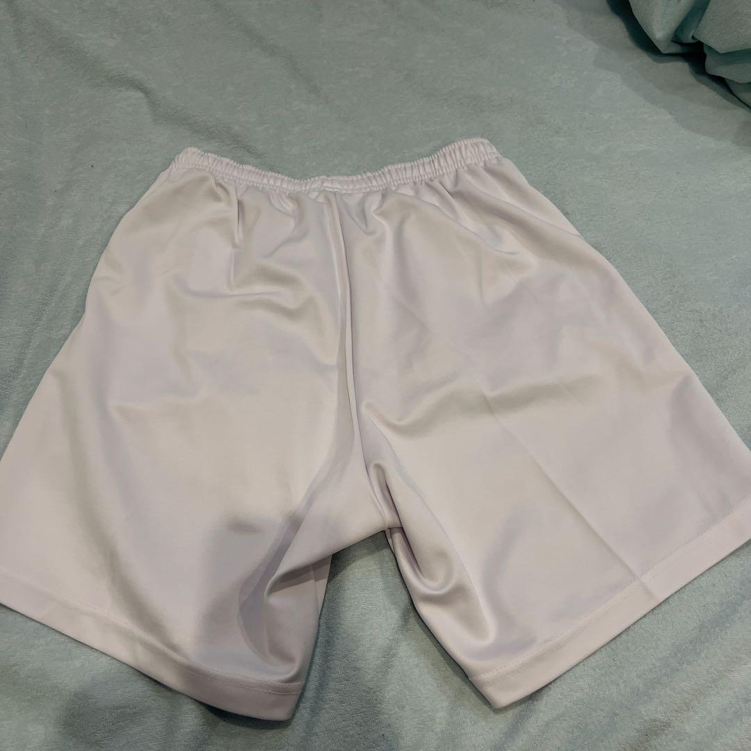 バドミントンヨネックス　ハーフパンツ白　ANAロゴ付き