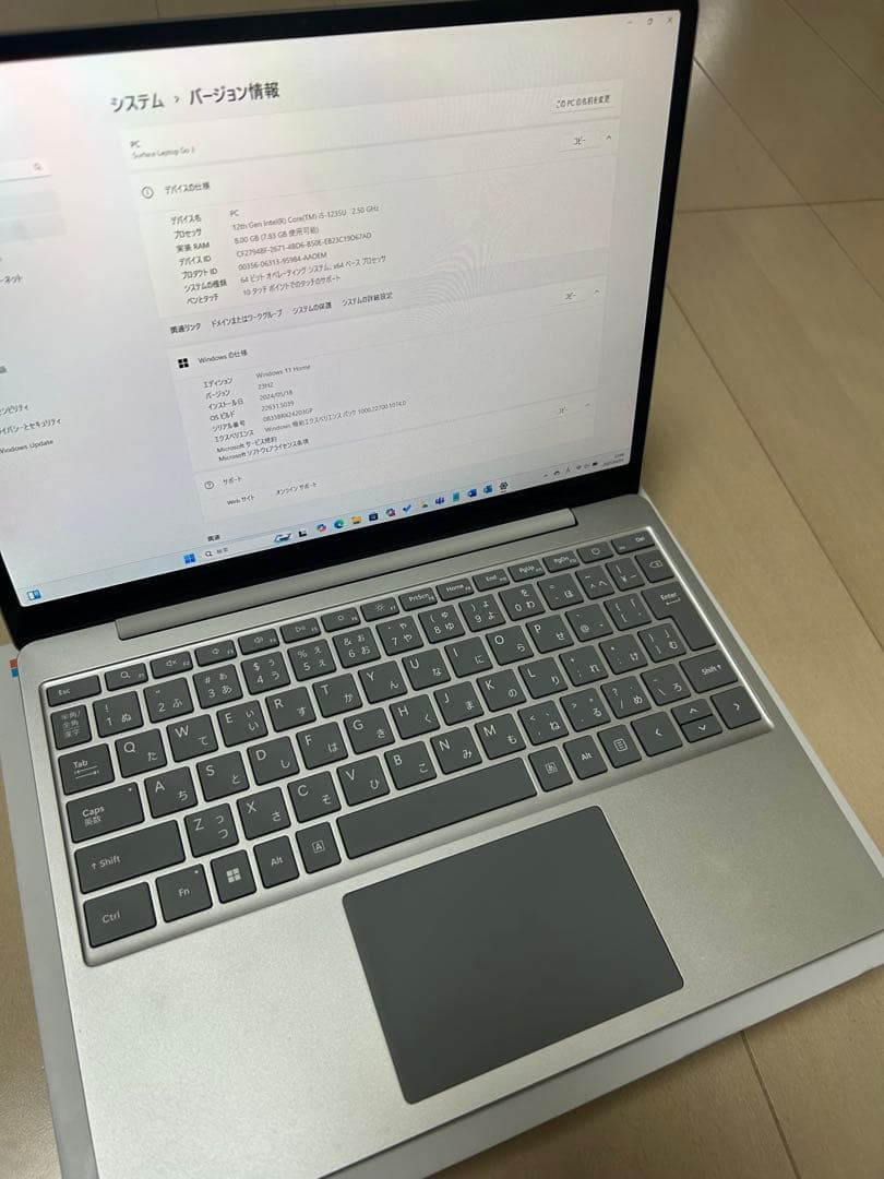 【ひろき】Surface Laptop Go 3