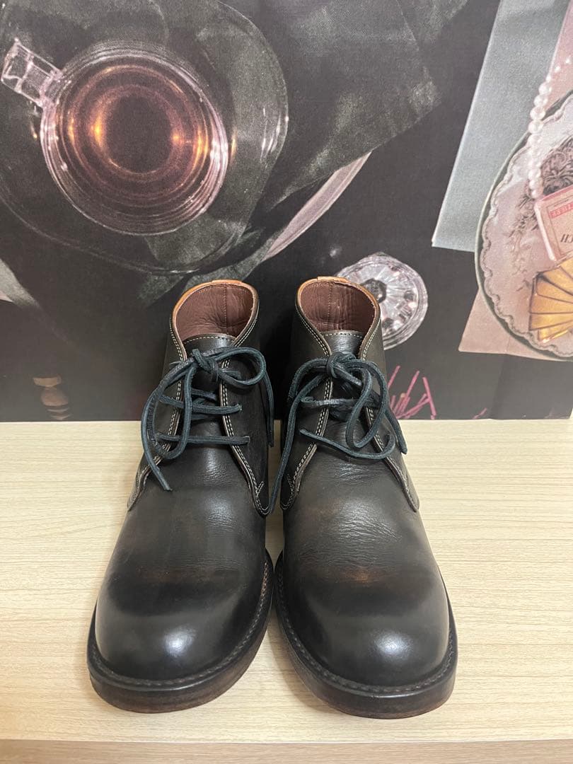 未使用　ベイクルーズ　MOTO 革靴　日本製　チャッカブーツ　サイズ1