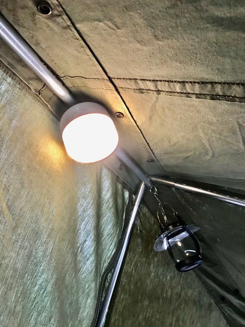 取説付き《フォックスベース仕様》二股フレーム＋棟ポール　快適キャンプセット⭐︎