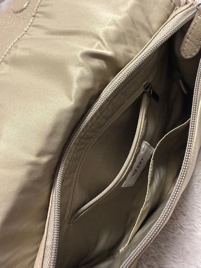 最終お値下げ★アニマルベージュ★イアパピオネ★柄テープボディバッグ