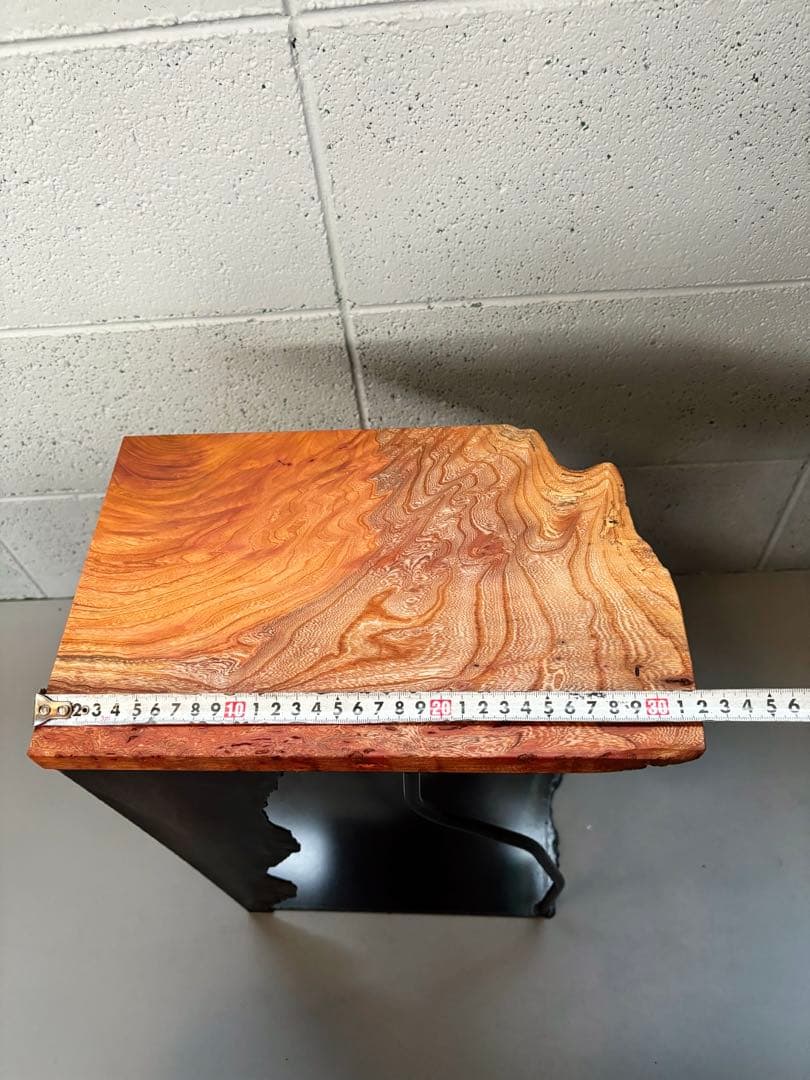 欅サイドテーブルコーヒーテーブルナイトテーブル観葉植物置き飾り台インダストリアル