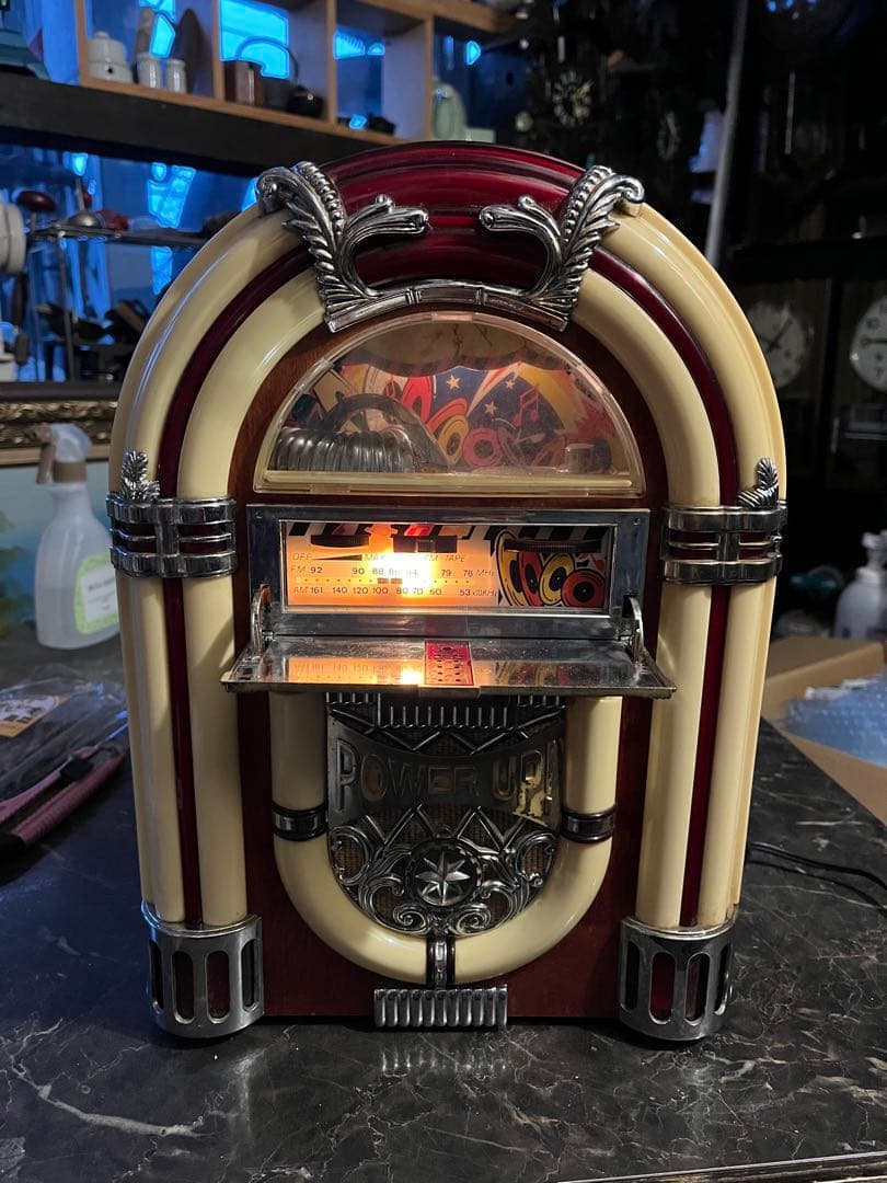 ジュークボックス ラジオ 昭和レトロ ジュークボックス ラジオ感度良好