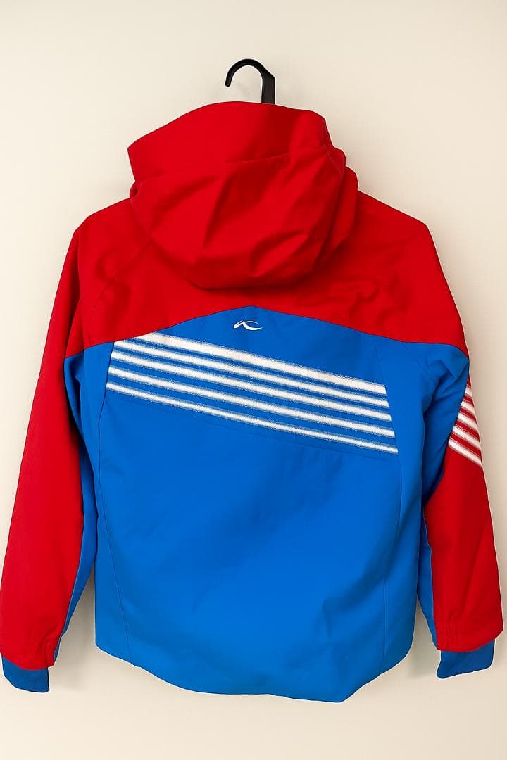 美品KJUS チュース　スキーウェア RECCO装備 赤青　レディース