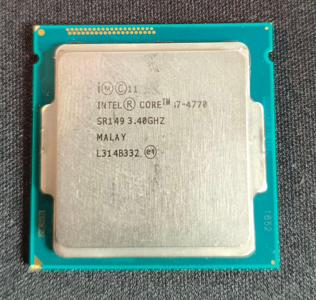CPU intel CORE i7 4770 3枚