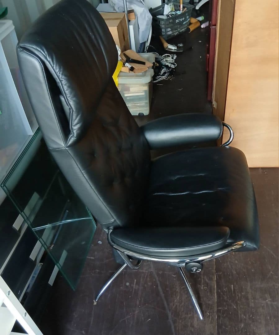 送料無料　エコーネス　ストレスレス　メトロシリーズ　1人掛けソファー＆オットマン