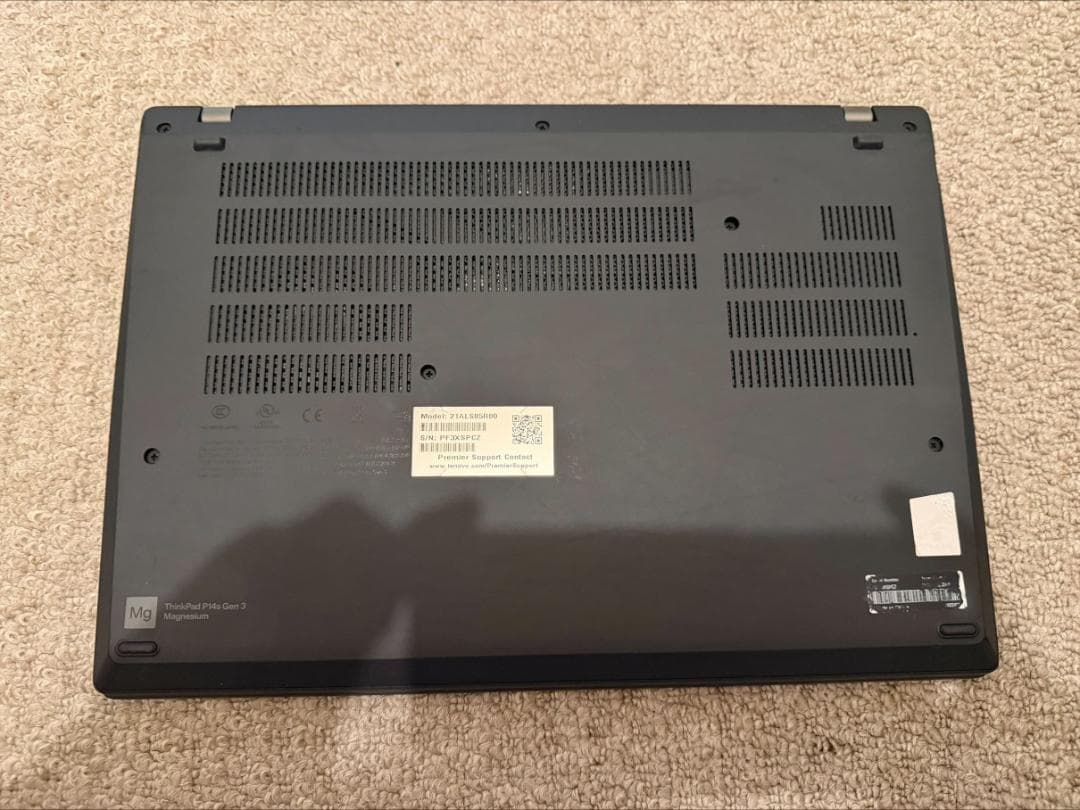 Windowsノート本体 ThinkPad P14s Gen3 (i7-1260P/16GB/512GB)