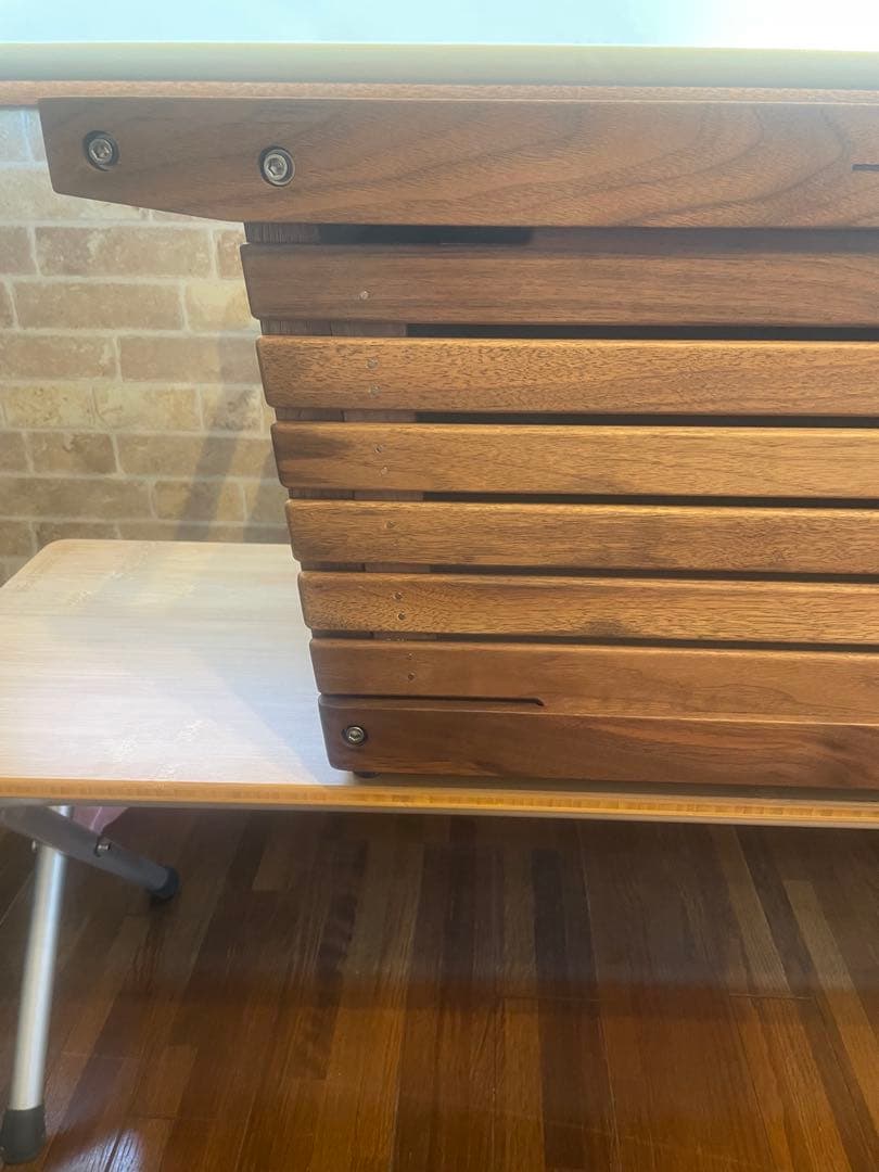 最終お値下げ♪IKIKI シェルフコンテナMウォルナット