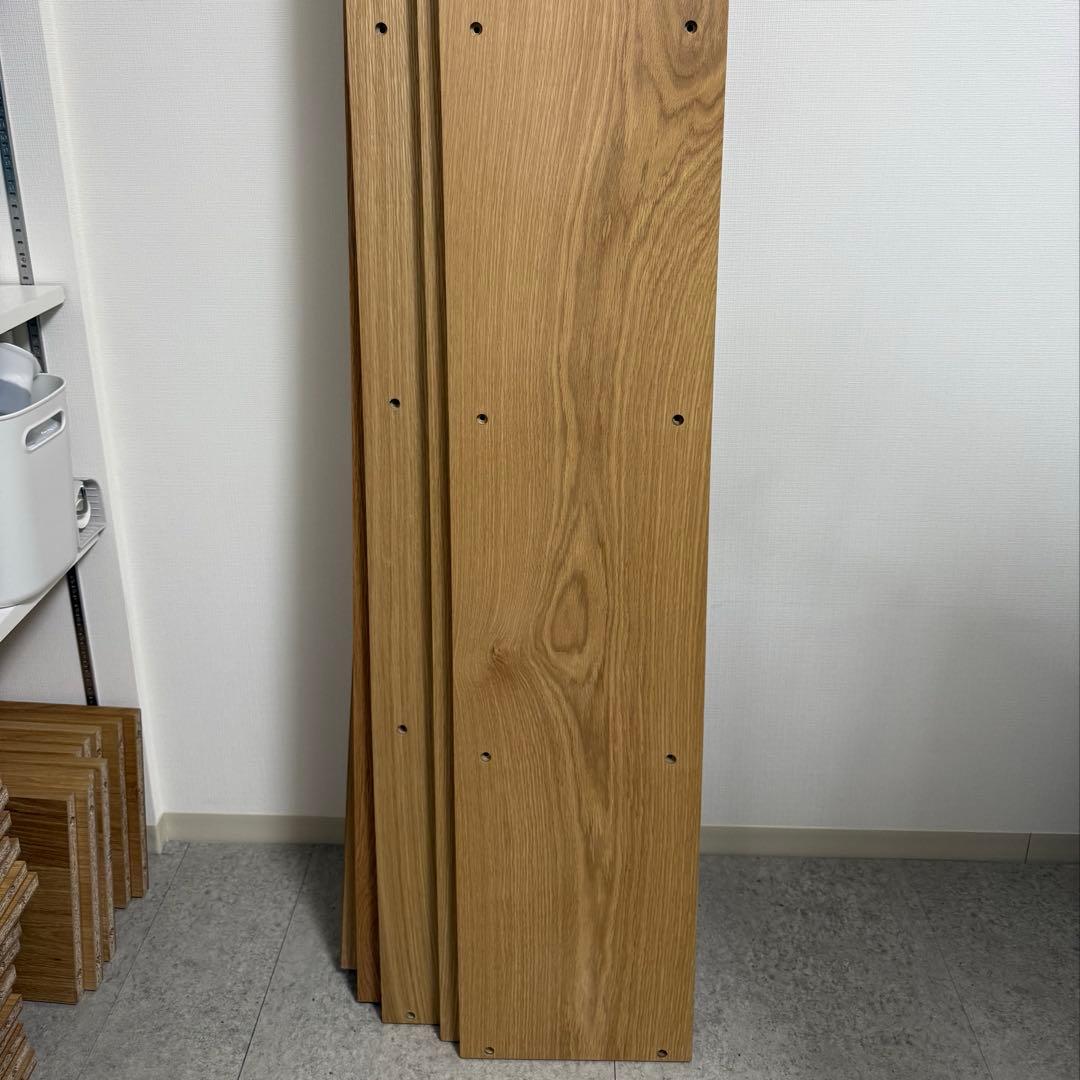 無印良品　スタッキングシェルフ　オーク材