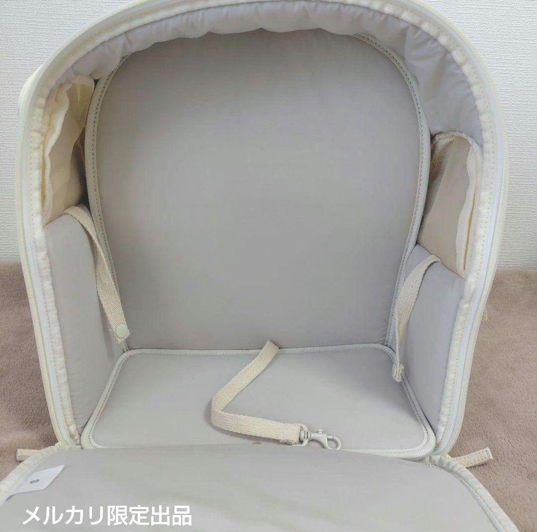 本日価格　ba&ttang　バエンタン リュックキャリー　アイボリー　S　中古品