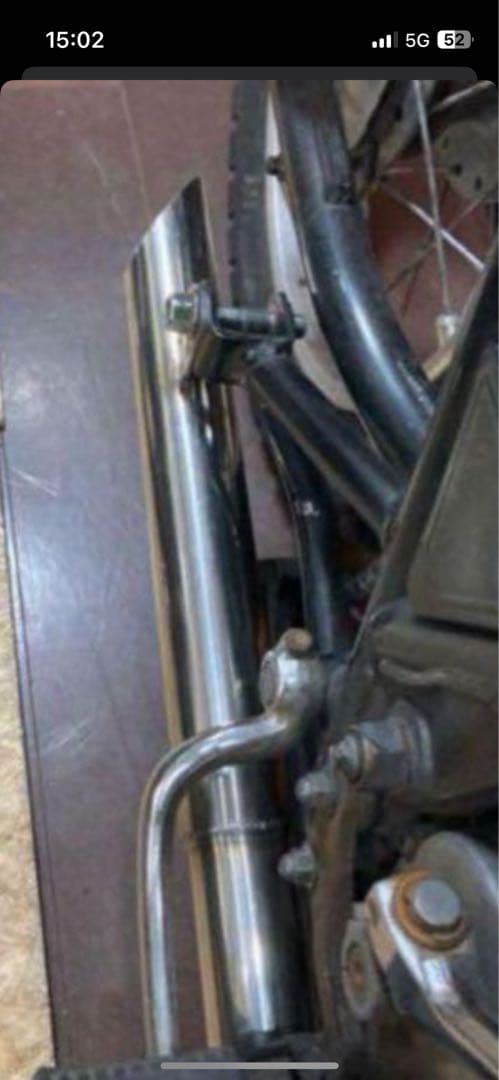 sr400 sr500 ドラッグマフラー　ステンレス　チョッパー　ボバ1jr