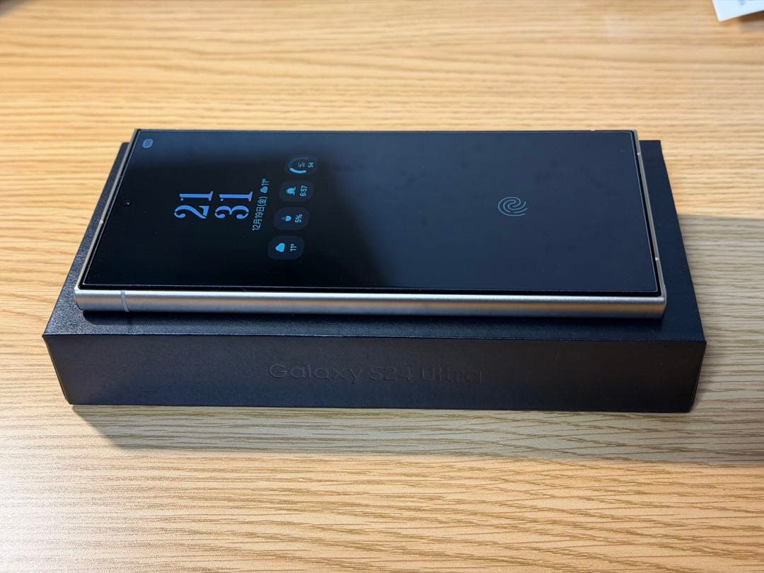 極美品Samsung Galaxy S24ultra チタニウムイエロー 256