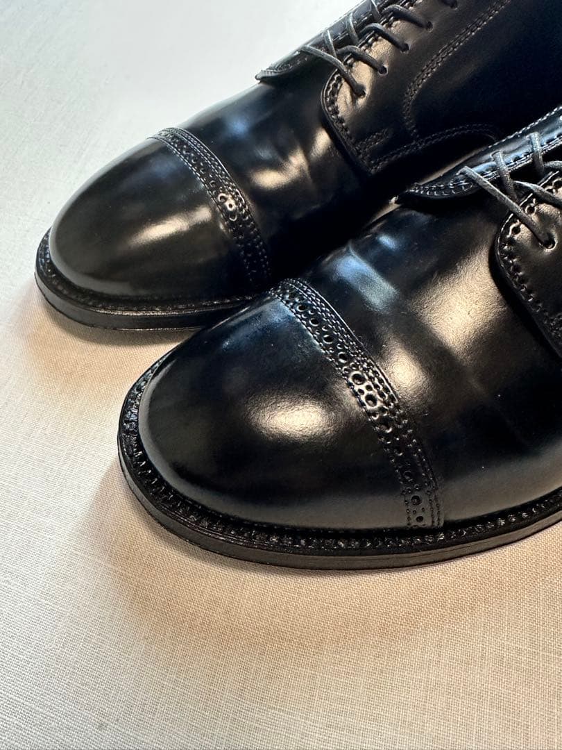 【極美品】ALDEN BLACK CORDVAN CAPTOE 7H 56251