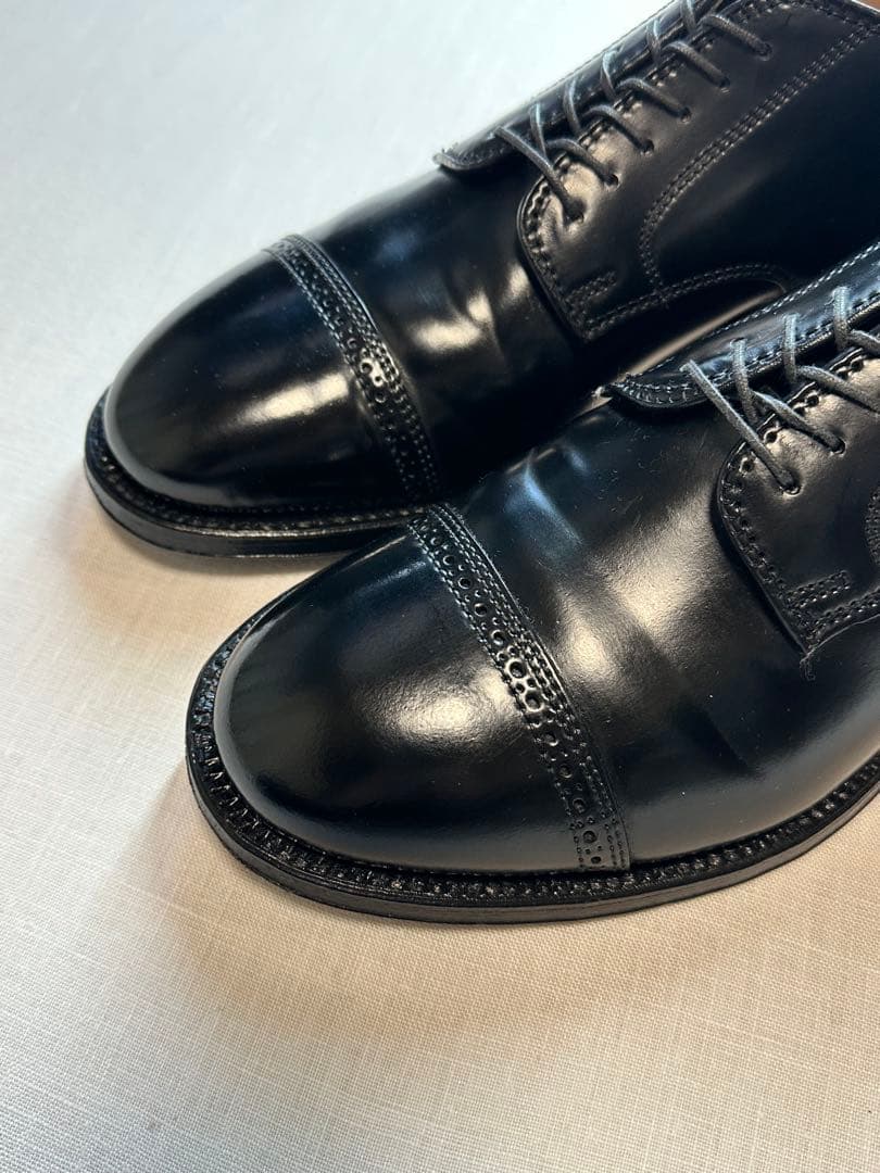 【極美品】ALDEN BLACK CORDVAN CAPTOE 7H 56251