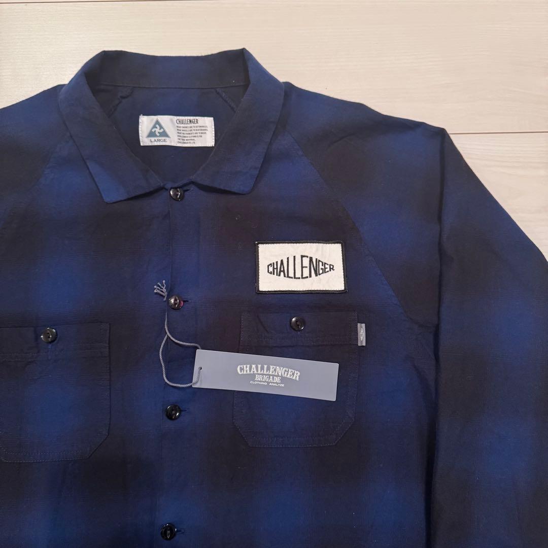 断*ン様 CHALLENGER CHECK WORK SHIRT オンブレチェッ