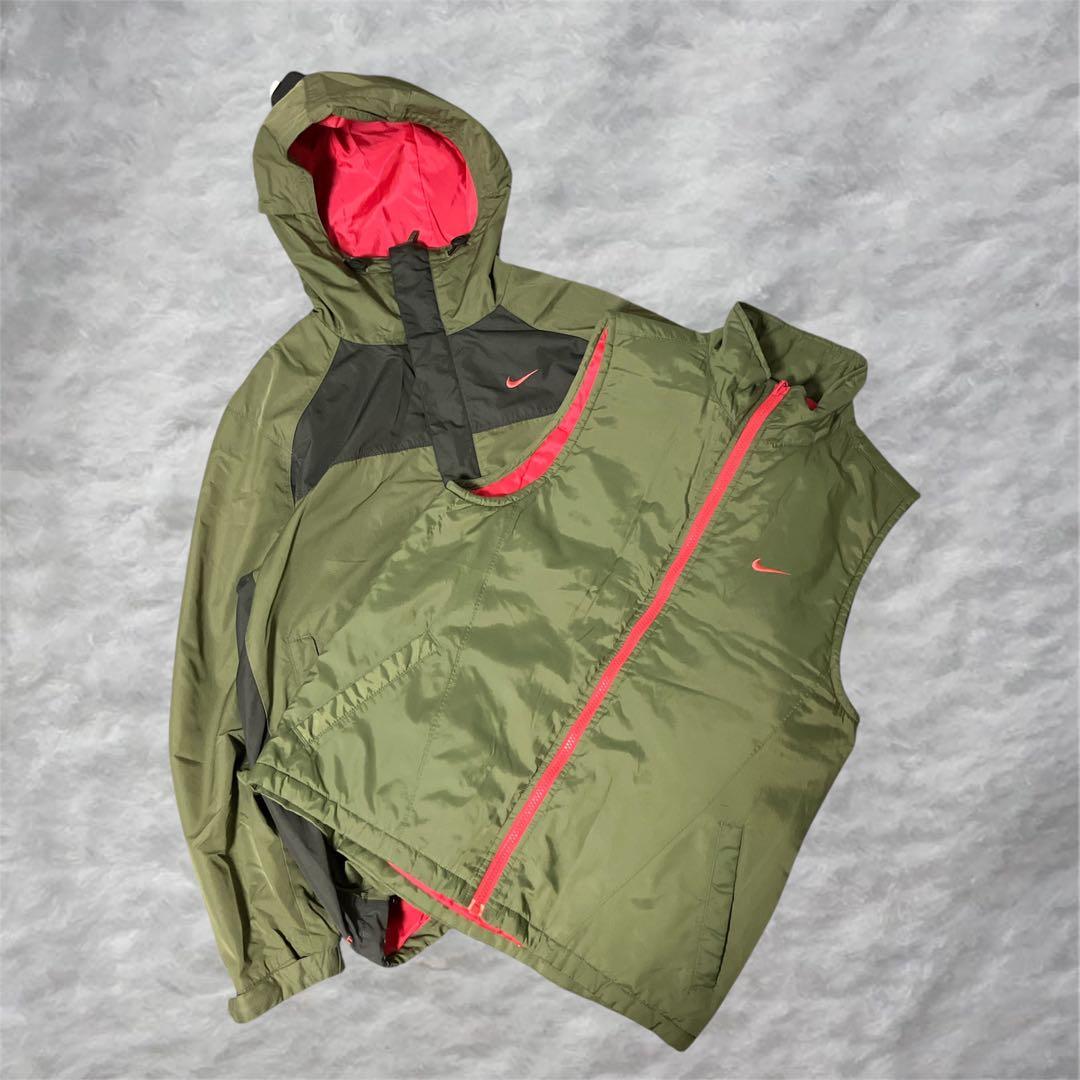 【希少】00s NIKE テック シェルジャケット ナイロン acg