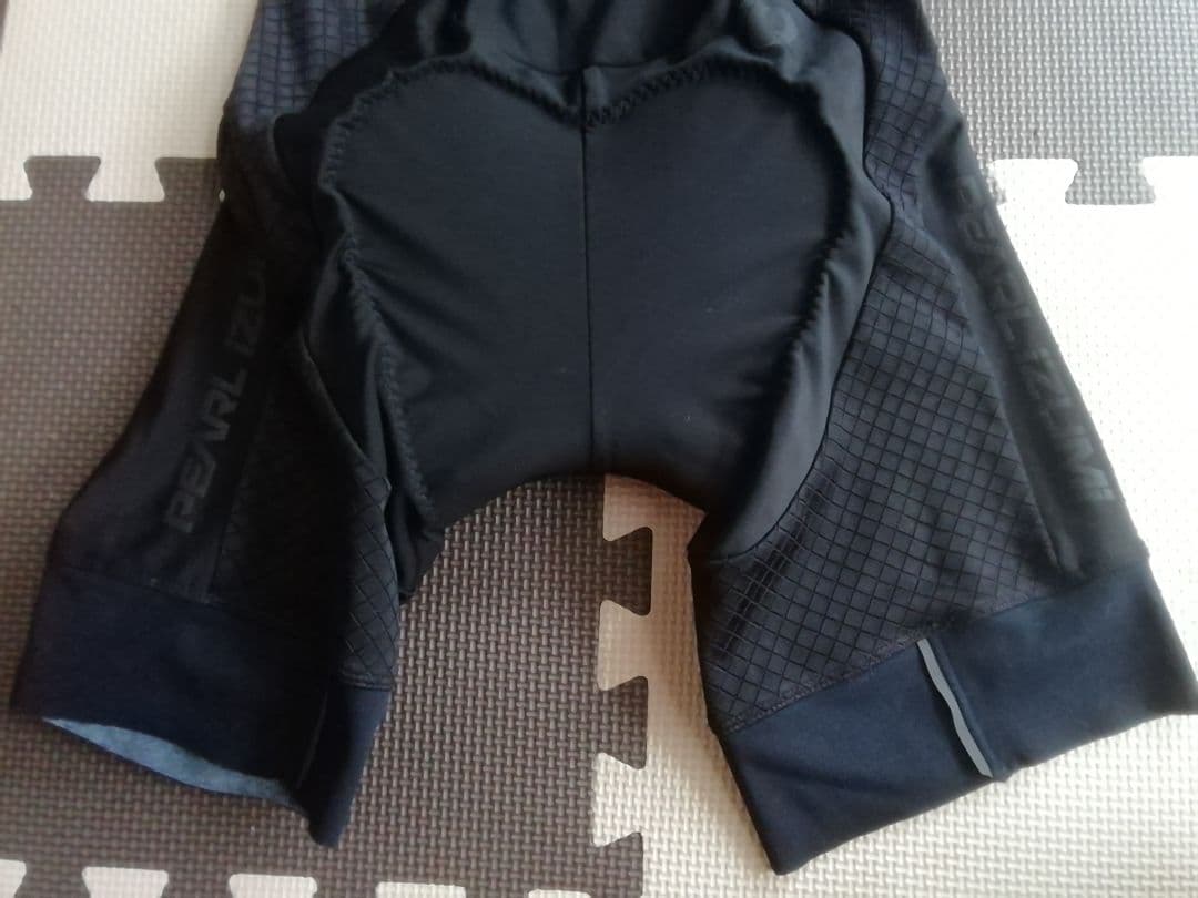 即出荷パールイズミ　ビブショーツ　black/navy M