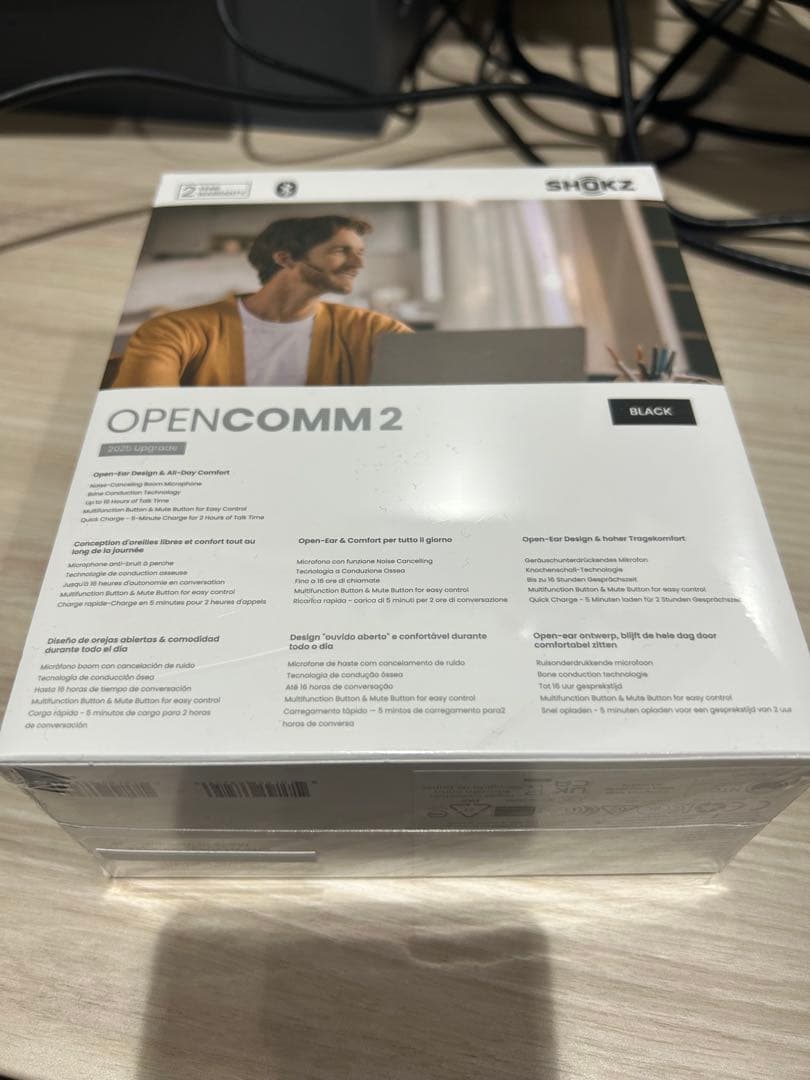 [新品/未開封] Shokz OpenComm2 2025 Upgrade骨伝導