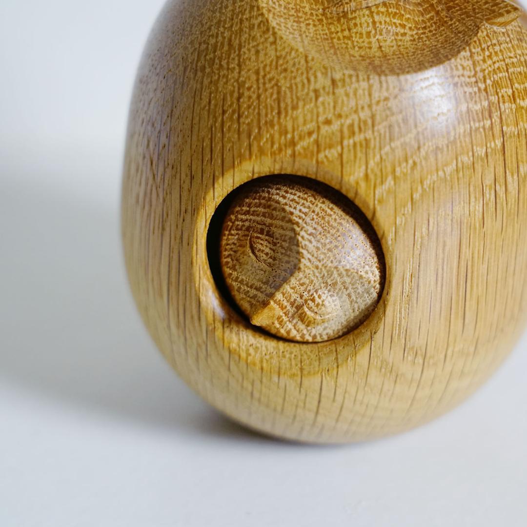 ＜希少＞HISA CRAFT　太田久幸　木の仲間たち　子持ちフクロウ