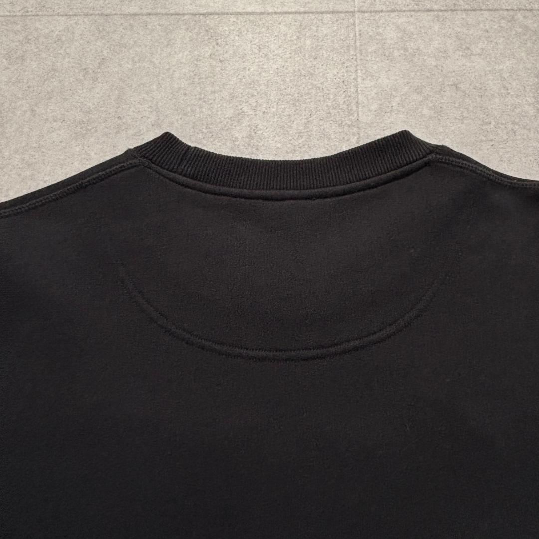 【名作・美品】KENZOケンゾー/スエット/刺繍ブルータイガー/ブラック/2XL