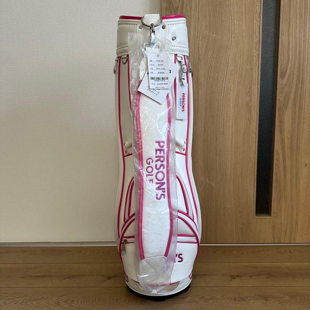未使用 PERSON'S GOLF PCB7601グローブ柄 キャディバッグ