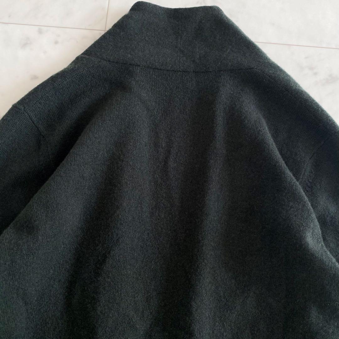 美品 ファビアナフィリッピ カシミヤシルク レザーバックルカーディガン M相当