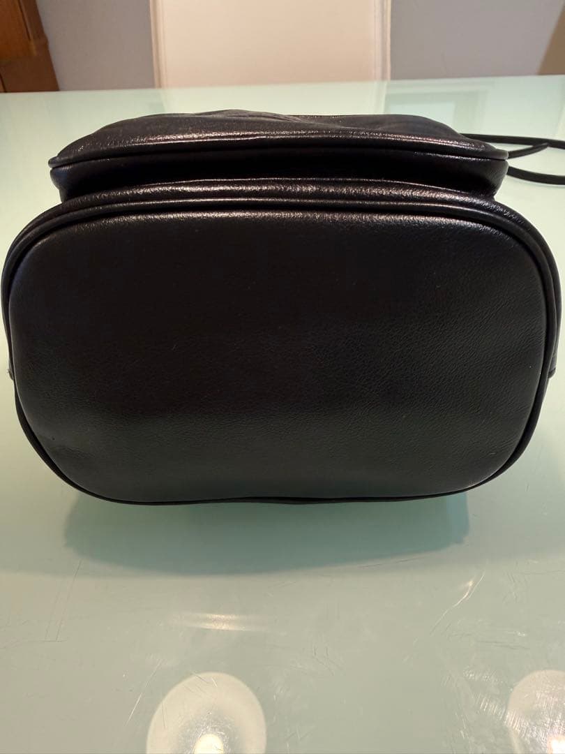 PRADAバケットバッグ ブラック GLACE'CALF レザー 1BH038