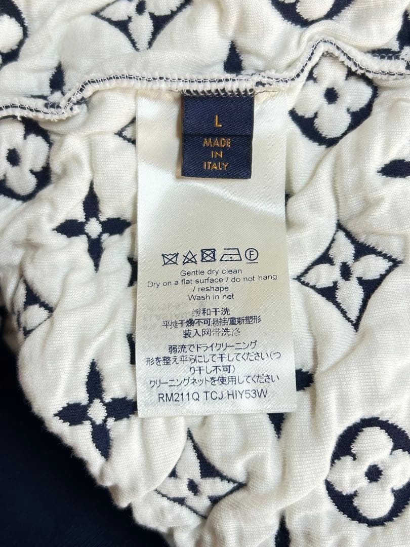 【新品タグ付き】ルイヴィトン モノグラム ジャガード スウェット　Lサイズ